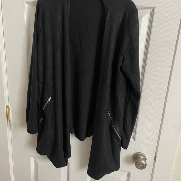 Black draped jacket - Picture 2 of 14